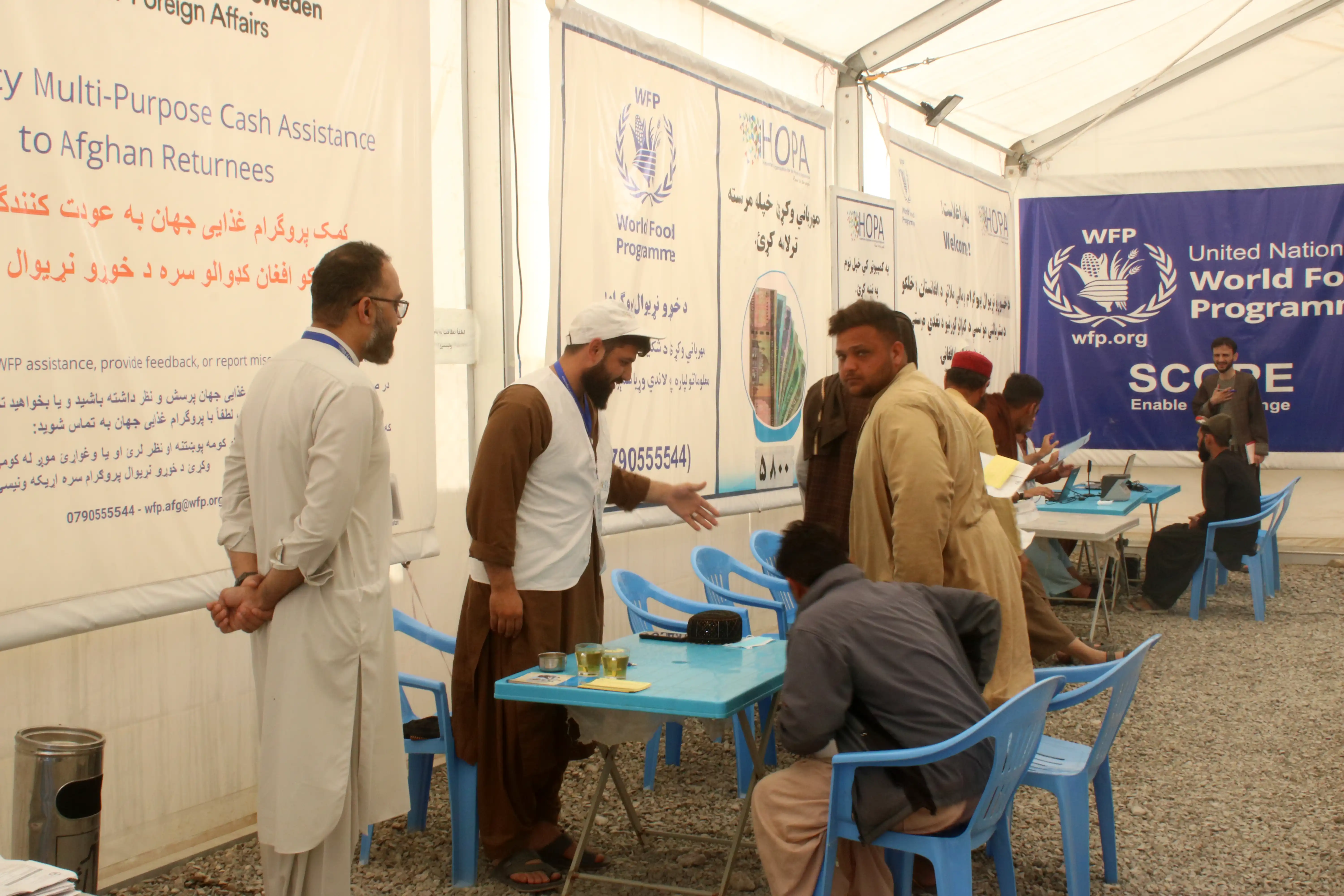 URET Response for Returnees at RC Takhtapul and KTC Kandahar URET Cash and Food Assistance to Returnees in Kandahar Humanitarian Response for Returnees