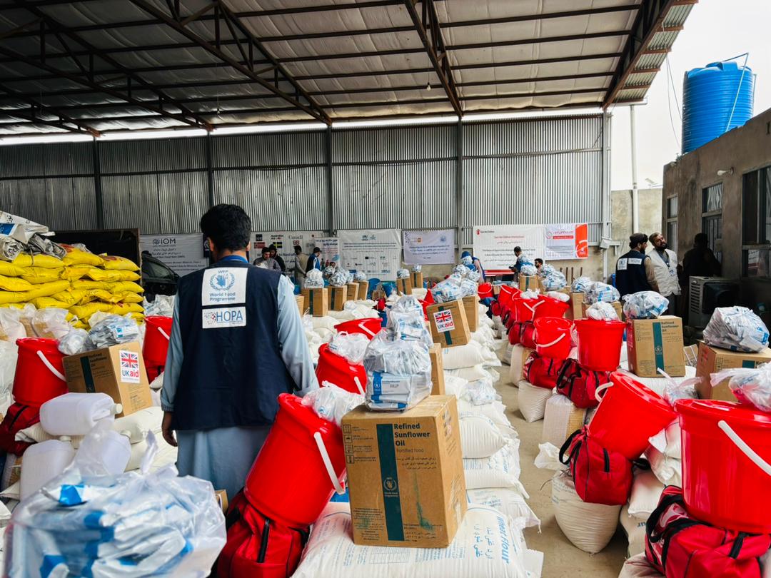 contingency food distribution in Kandahar City